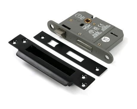 From The Anvil - Black 3" 5 Lever BS Sash Lock | Sku. 91064 | Trade Door Handles.
