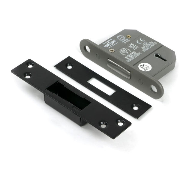 From The Anvil - Black 2½" BS 5 Lever Deadlock KA | Sku. 91067 | Trade Door Handles.
