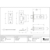 From The Anvil - SSS 2½" Heavy Duty Latch | Sku. 91069 | Trade Door Handles.
