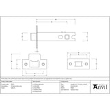 From The Anvil - SSS 4" Heavy Duty Latch | Sku. 91071 | Trade Door Handles.