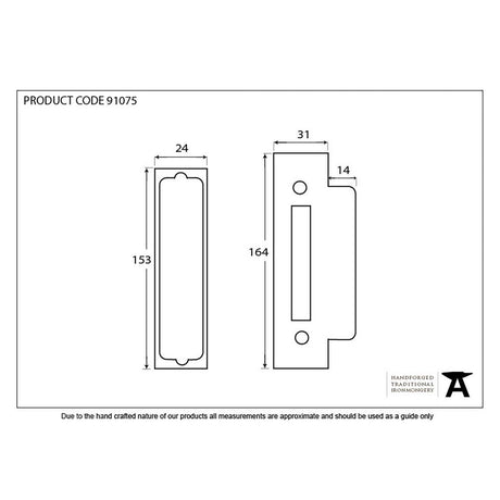 From The Anvil - SSS ½" Rebate Kit For 91074 | Sku. 91075 | Trade Door Handles.