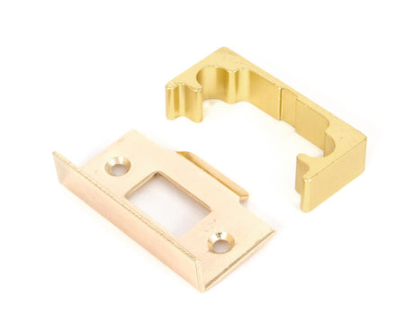 From The Anvil - Electro Brassed ½" Rebate Kit for Tubular Mortice Latch | Sku. 91076 | Trade Door Handles.