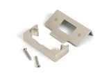 From The Anvil - Nickel ½" Rebate Kit for Tubular Mortice Latch | Sku. 91077 | Trade Door Handles.