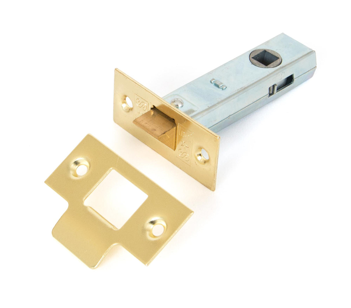 From The Anvil - Electro Brassed 3" Tubular Mortice Latch | Sku. 91081 | Trade Door Handles.