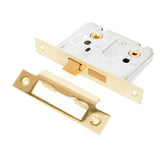 From The Anvil - Electro Brassed 3" Bathroom Mortice Lock | Sku. 91084 | Trade Door Handles.