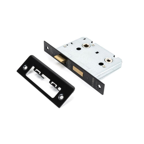 From The Anvil - Black 3" Bathroom Mortice Lock | Sku. 91085 | Trade Door Handles.