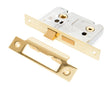 From The Anvil - Electro Brassed 2½" Bathroom Mortice Lock | Sku. 91088 | Trade Door Handles.