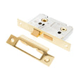 From The Anvil - Electro Brassed 2½" Bathroom Mortice Lock | Sku. 91088 | Trade Door Handles.