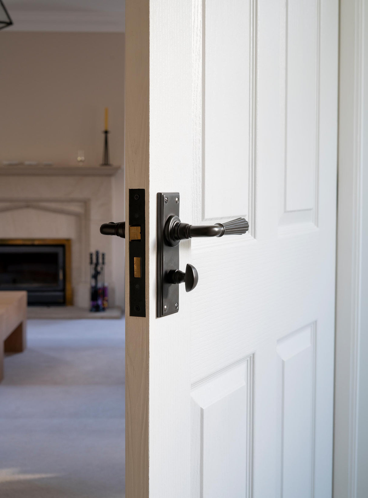 From The Anvil - Black 2½" Bathroom Mortice Lock | Sku. 91089 | Trade Door Handles.