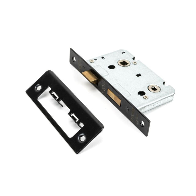 From The Anvil - Black 2½" Bathroom Mortice Lock | Sku. 91089 | Trade Door Handles.