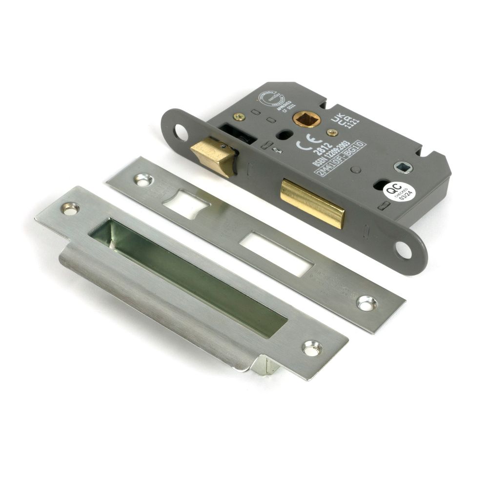 From The Anvil - SSS 2½" Heavy Duty Bathroom Mortice Lock | Sku. 91091 | Trade Door Handles.