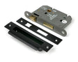 From The Anvil - Black 3" Heavy Duty Bathroom Mortice Lock | Sku. 91108 | Trade Door Handles.