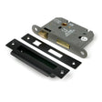 From The Anvil - Black 3" Heavy Duty Bathroom Mortice Lock | Sku. 91108 | Trade Door Handles.