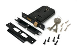 From The Anvil - Black 5" Horizontal 3 Lever Sash Lock | Sku. 91116 | Trade Door Handles.