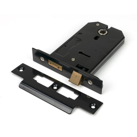 From The Anvil - Black 5" Horizontal 3 Lever Sash Lock | Sku. 91116 | Trade Door Handles.