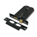 From The Anvil - Black 5" Horizontal Bathroom Lock | Sku. 91117 | Trade Door Handles.
