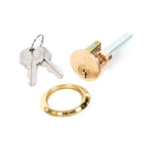 From The Anvil - Polished Brass Rim Cylinder KA | Sku. 91119 | Trade Door Handles.