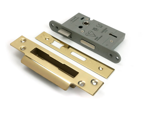 From The Anvil - PVD 2½" 5 Lever BS Sash Lock | Sku. 91120 | Trade Door Handles.