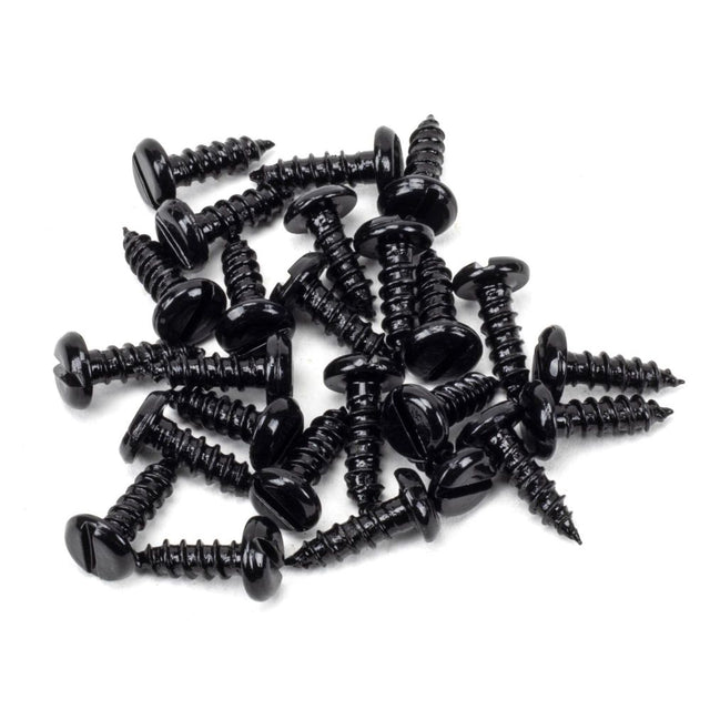 From The Anvil - Black 8xÃƒÆ’Ã†€™Ãƒ€ ‚¬„¢ÃƒÆ’¢‚¬Å¡¬Ãƒ€¦¡ÃƒÆ’Ã†€™€š¬Ã…¡ÃƒÆ’‚¬Å¡½" Round Head Screws (25) | Sku. 91163 | Trade Door Handles.
