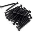 From The Anvil - Black 10x2" Round Head Screws (25) | Sku. 91177 | Trade Door Handles.