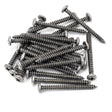 From The Anvil - Pewter 10x2" Round Head Screws (25) | Sku. 91205 | Trade Door Handles.