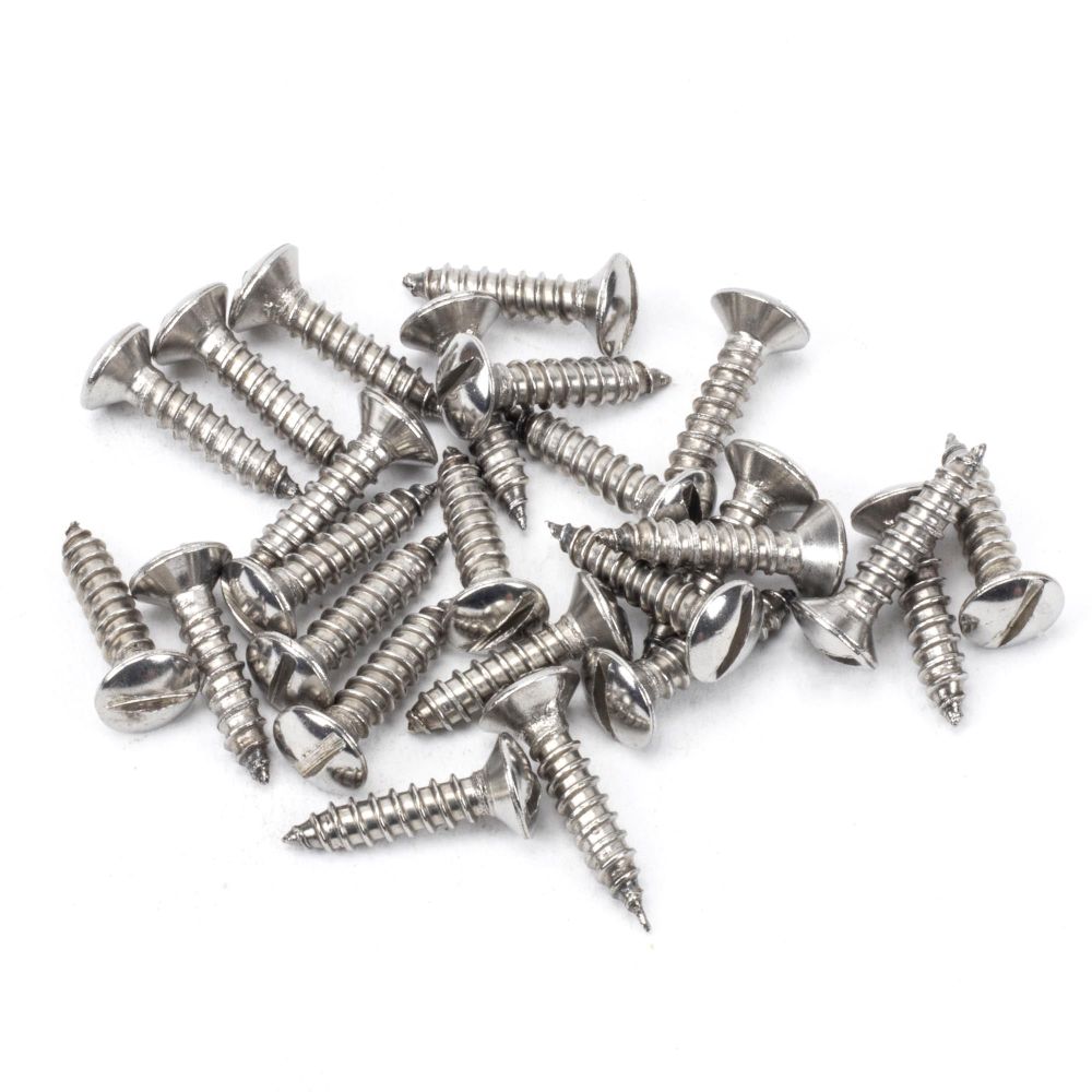 From The Anvil - Stainless Steel 8xÃƒÆ’Ã†€™Ãƒ€ ‚¬„¢ÃƒÆ’¢‚¬Å¡¬Ãƒ€¦¡ÃƒÆ’Ã†€™€š¬Ã…¡ÃƒÆ’‚¬Å¡¾" Countersunk Raised Head Screws (25) | Sku. 91249 | Trade Door Handles.