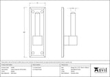 From The Anvil - Pewter Frame Hook For 33742 (pair) | Sku. 91308 | Trade Door Handles.
