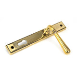 From The Anvil - Aged Brass Newbury Slimline Lever Espag. Lock Set | Sku. 91413 | Trade Door Handles.