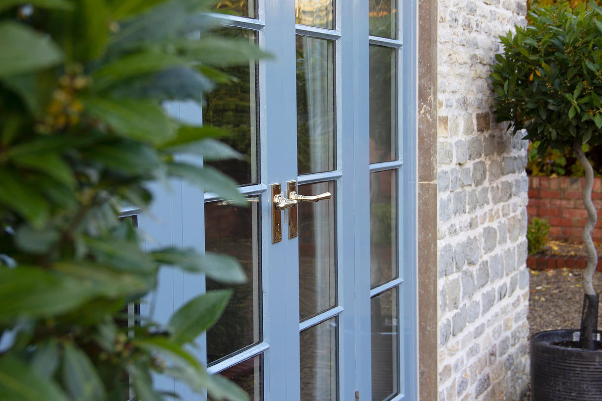 From The Anvil - Aged Brass Newbury Lever Lock Set | Sku. 91414 | Trade Door Handles.