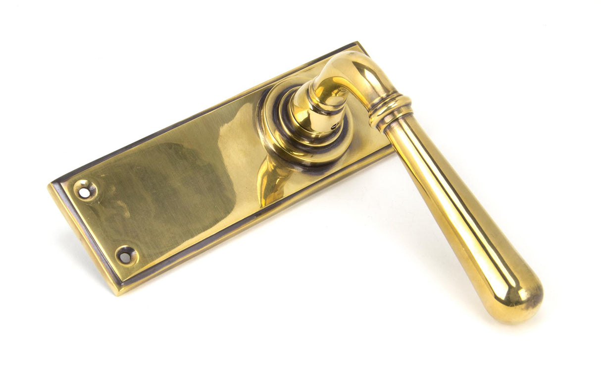 From The Anvil - Aged Brass Newbury Lever Latch Set | Sku. 91415 | Trade Door Handles.