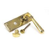 From The Anvil - Aged Brass Newbury Lever Bathroom Set | Sku. 91416 | Trade Door Handles.