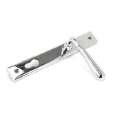 From The Anvil - Polished Chrome Newbury Slimline Lever Espag. Lock Set | Sku. 91420 | Trade Door Handles.