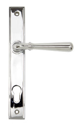 From The Anvil - Polished Chrome Newbury Slimline Lever Espag. Lock Set | Sku. 91420 | Trade Door Handles.
