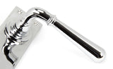 From The Anvil - Polished Chrome Newbury Lever Lock Set | Sku. 91421 | Trade Door Handles.