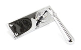 From The Anvil - Polished Chrome Newbury Lever Latch Set | Sku. 91422 | Trade Door Handles.