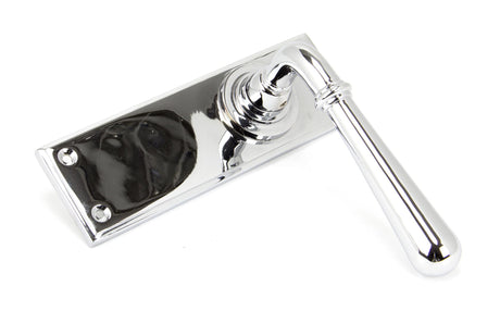 From The Anvil - Polished Chrome Newbury Lever Latch Set | Sku. 91422 | Trade Door Handles.