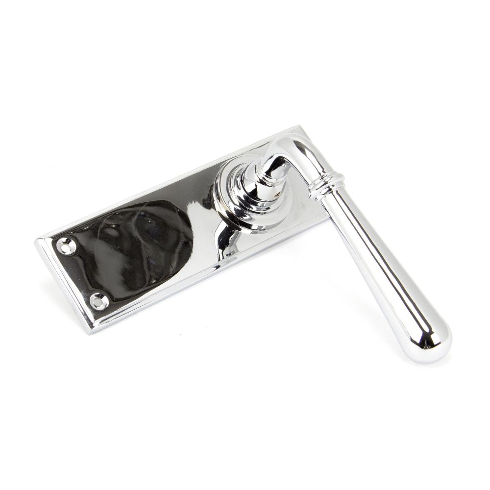 From The Anvil - Polished Chrome Newbury Lever Latch Set | Sku. 91422 | Trade Door Handles.