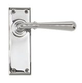 From The Anvil - Polished Chrome Newbury Lever Latch Set | Sku. 91422 | Trade Door Handles.