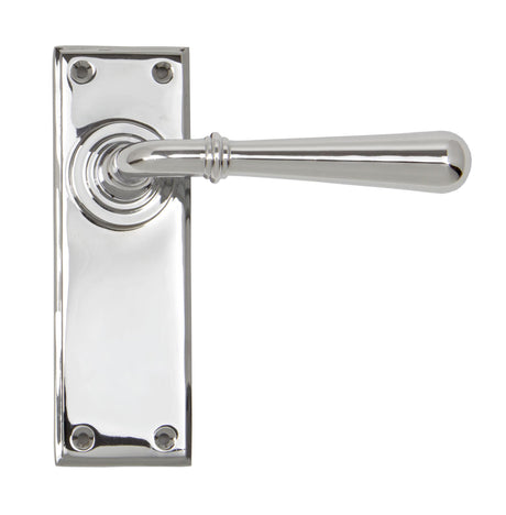 From The Anvil - Polished Chrome Newbury Lever Latch Set | Sku. 91422 | Trade Door Handles.