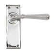 From The Anvil - Polished Chrome Newbury Lever Latch Set | Sku. 91422 | Trade Door Handles.