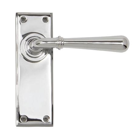 From The Anvil - Polished Chrome Newbury Lever Latch Set | Sku. 91422 | Trade Door Handles.