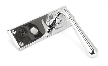 From The Anvil - Polished Chrome Newbury Lever Bathroom Set | Sku. 91423 | Trade Door Handles.