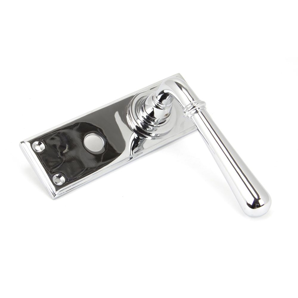 From The Anvil - Polished Chrome Newbury Lever Bathroom Set | Sku. 91423 | Trade Door Handles.