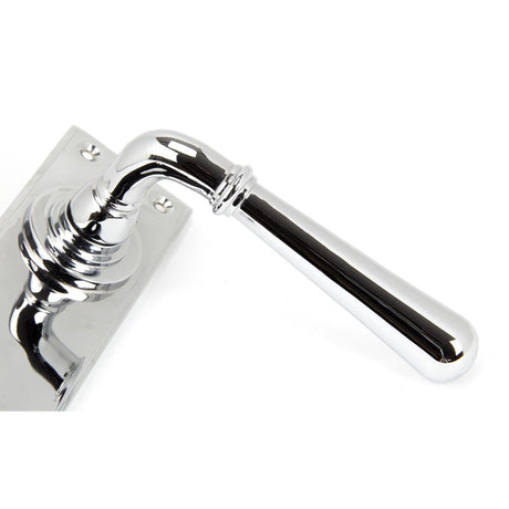 From The Anvil - Polished Chrome Newbury Lever Bathroom Set | Sku. 91423 | Trade Door Handles.