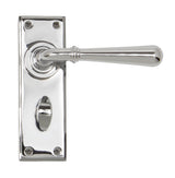 From The Anvil - Polished Chrome Newbury Lever Bathroom Set | Sku. 91423 | Trade Door Handles.