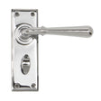 From The Anvil - Polished Chrome Newbury Lever Bathroom Set | Sku. 91423 | Trade Door Handles.