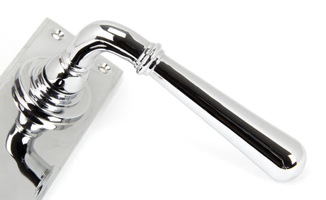From The Anvil - Polished Chrome Newbury Lever Euro Lock Set | Sku. 91424 | Trade Door Handles.