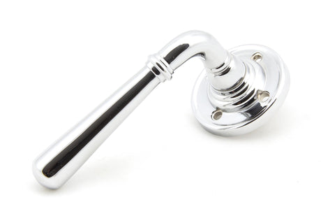 From The Anvil - Polished Chrome Newbury Lever on Rose Set | Sku. 91425 | Trade Door Handles.