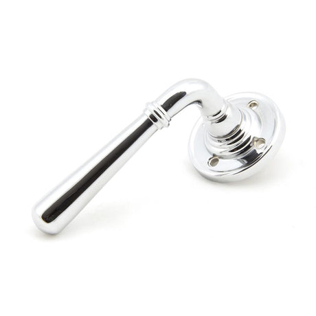 From The Anvil - Polished Chrome Newbury Lever on Rose Set | Sku. 91425 | Trade Door Handles.