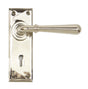 From The Anvil - Polished Nickel Newbury Lever Lock Set | Sku. 91428 | Trade Door Handles.